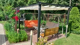 Pergola da terrazzo Barbados 3x4 m Garden Point beige antracite