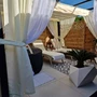 Pergola da terrazzo Barbados 3x4 m Garden Point beige antracite