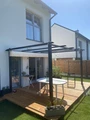 Pergola da terrazzo Barbados 3x4 m Garden Point beige antracite