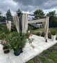 Pergola da terrazzo Barbados 3x4 m Garden Point beige antracite