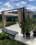Pergola da terrazzo Barbados 3x4 m Garden Point beige antracite