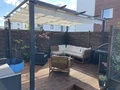 Pergola da terrazzo Barbados 3x4 m Garden Point beige antracite