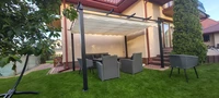 Pergola da terrazzo Barbados 3x4 m Garden Point beige antracite
