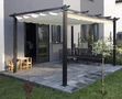 Pergola da terrazzo Barbados 3x4 m Garden Point beige antracite